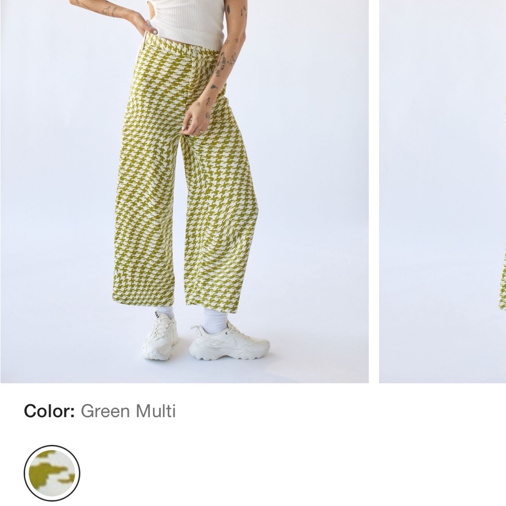 Urban Outfitters Satin Wide-Leg Pants